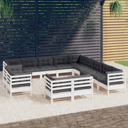 Loungebank van massief grenenhout voor tuin en terras - Tuinsets