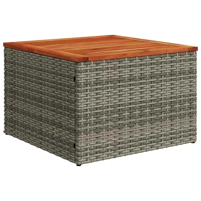 Loungebank voor buiten in grijs materiaal en gepoedercoat staal - Grijs - Tuinsets