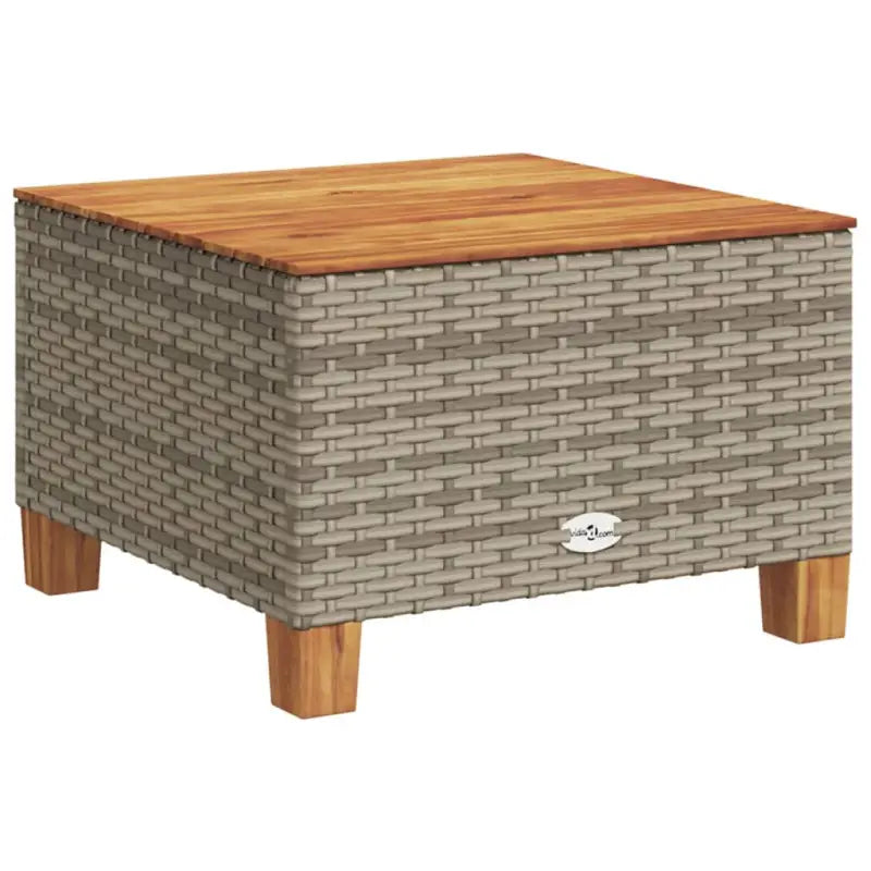 Loungebank voor buiten met grijs materiaal en natuurlijke olieafwerking - Tuinsets