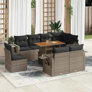Loungebank voor tuin met waterdichte tas en grijs gepoedercoat staal - Tuinsets