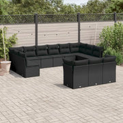 Loungebank voor tuin met waterdichte tas en zwart materiaal - Tuinsets