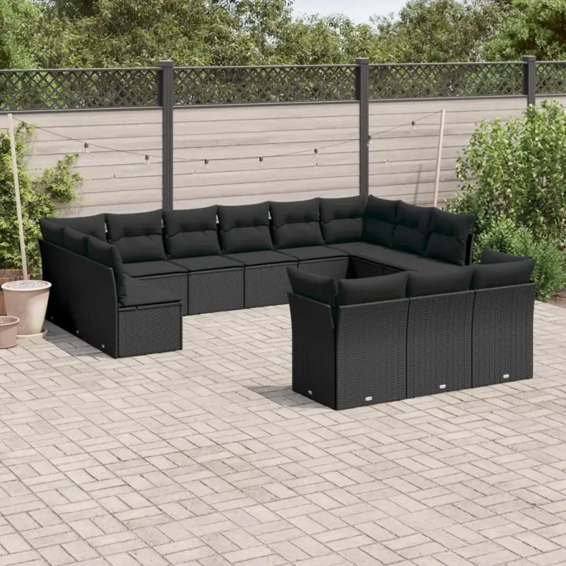 Loungebank voor tuin met waterdichte tas en zwart materiaal - Tuinsets