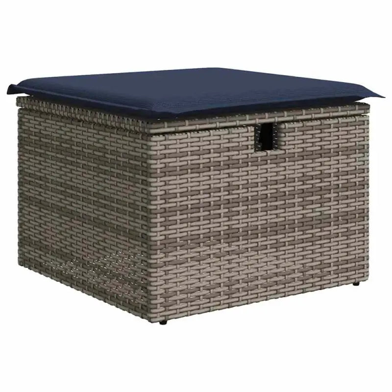 Loungebank voor tuin of terras in grijs materiaal met waterdichte zak - Tuinsets