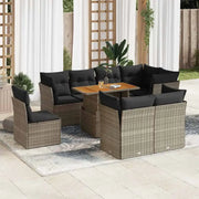 Loungebank voor tuin of terras met waterdichte tas en grijs materiaal - Tuinsets