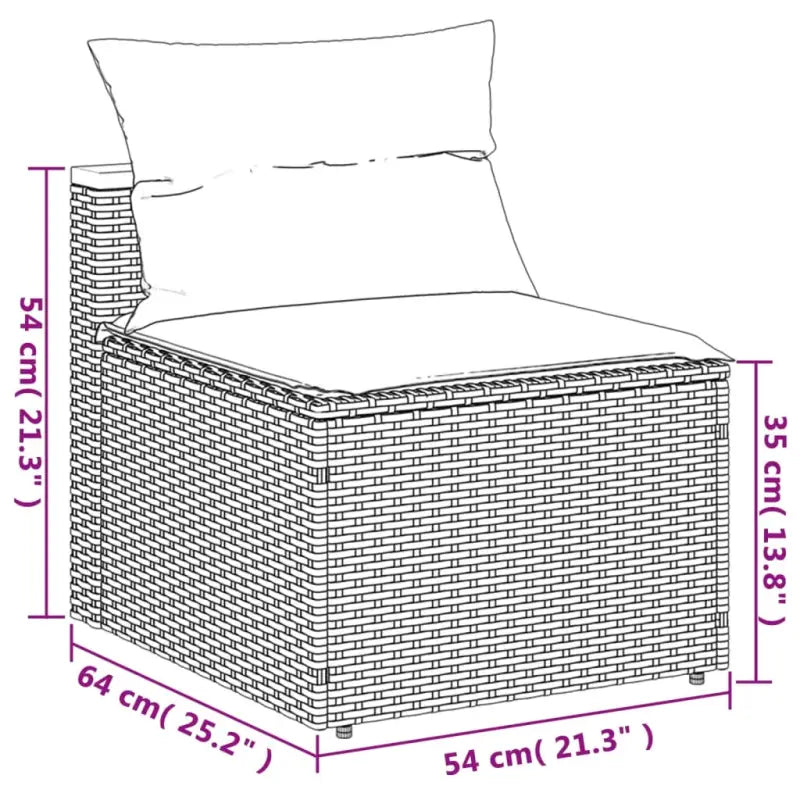 Loungebanken met poly rattan voor een comfortabele zitervaring - Loungebanken