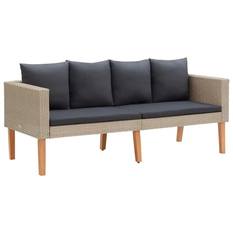 Loungebanken Tweezitsbank voor een ontspannen tuinkleef ervaring - Beige / 1 / Tweezitsbank - Loungebanken