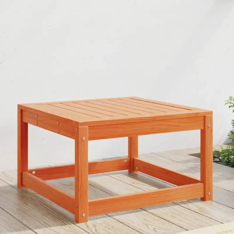 Loungebanken van massief grenenhout met modulair ontwerp voor je tuin - Wasbruin / zonder kussens / 1 - Loungebanken