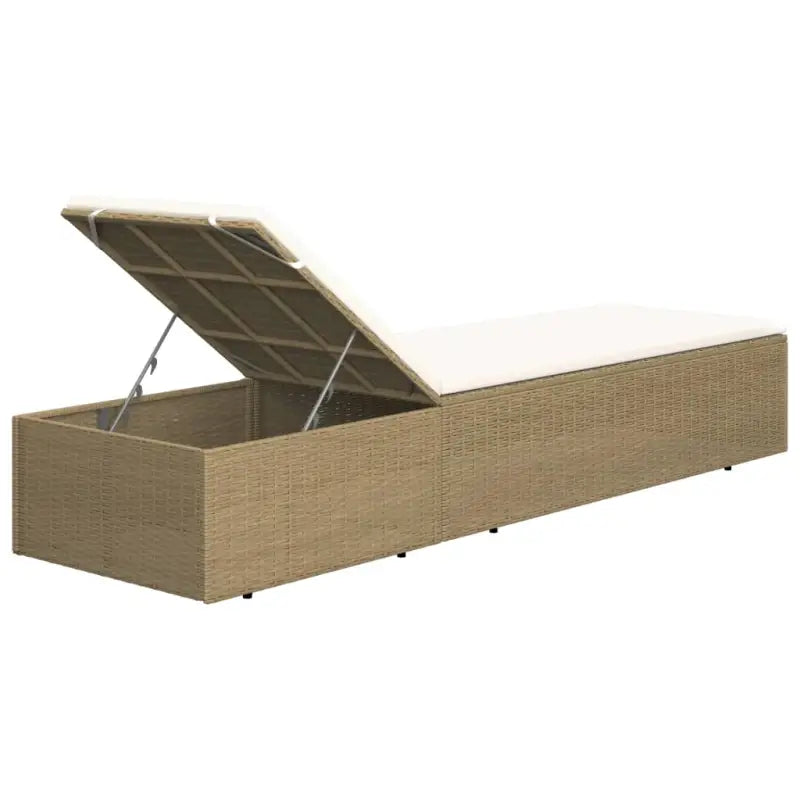 Loungebed met gepoedercoat staal voor tuin en zwembad gebruik - Ligstoelen