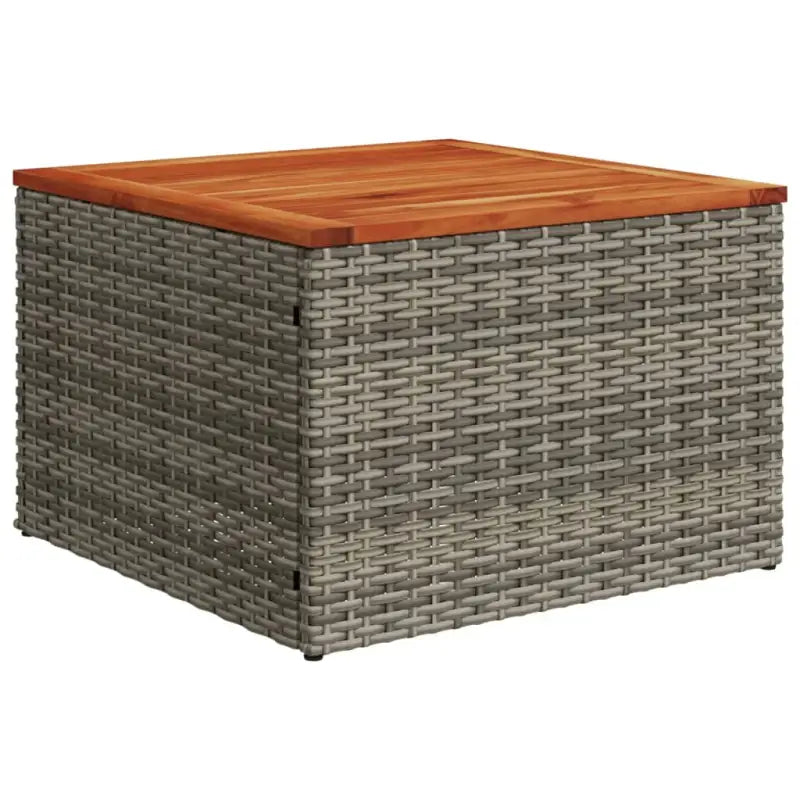 Loungeset in grijs materiaal met gepoedercoat staal en comfortabele afmetingen - Tuinsets