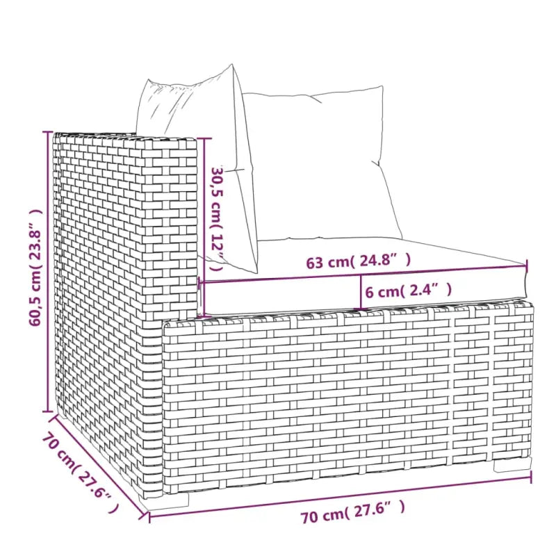 Loungeset met comfortabele diepte zitting en perfecte afmetingen zitkussen - Tuinsets