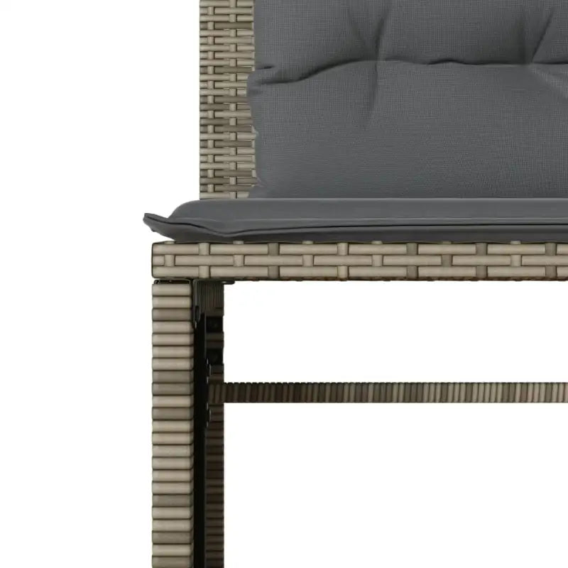 Loungeset met gehard glas en grijs materiaal voor jouw tuin of terras - Tuinsets
