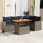 Loungeset met waterdichte zak en grijs materiaal van gepoedercoat staal - Tuinsets