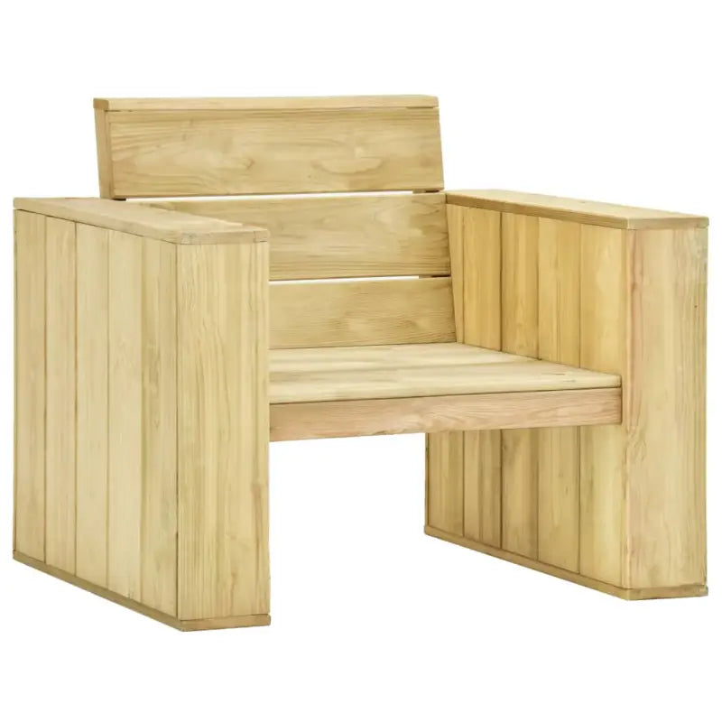 Loungeset van geïmpregneerd grenenhout voor in de tuin - Tuinsets