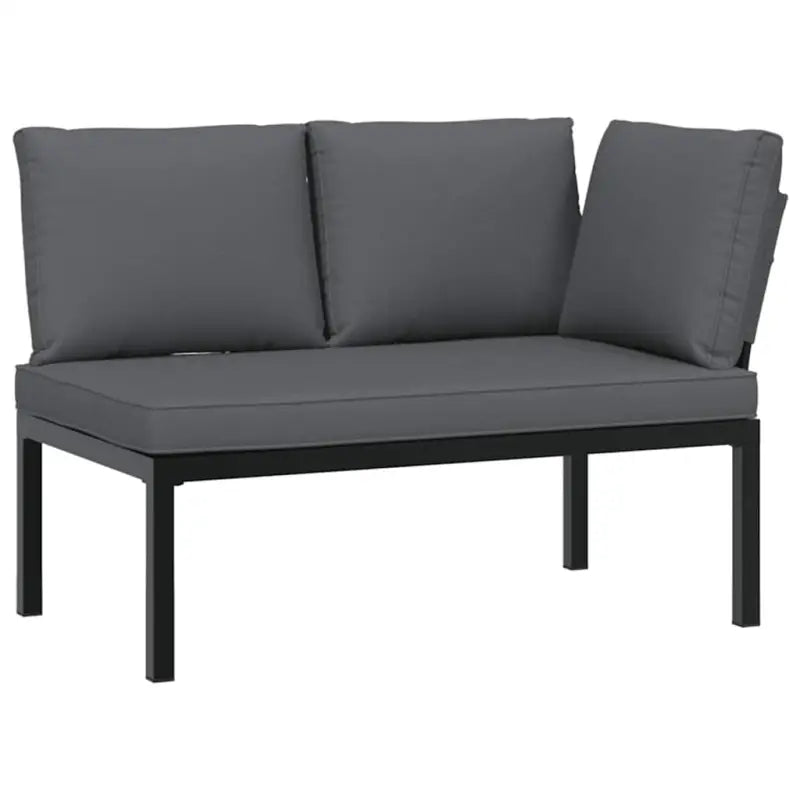 Loungeset van gepoedercoat aluminium met perfecte afmetingen voor tuin en terras - Met tafel - Tuinsets