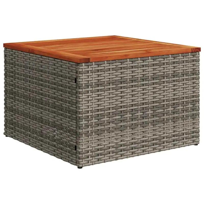 Loungeset van grijs materiaal met gepoedercoat staal en comfortabele afmetingen - Grijs - Tuinsets