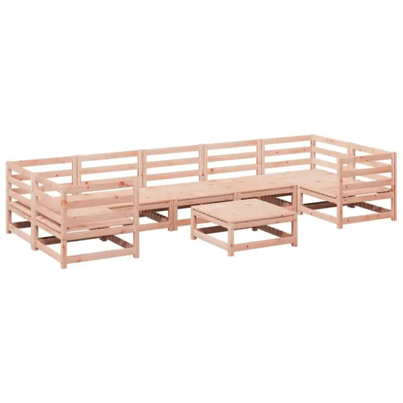 Loungeset van massief Douglas vurenhout voor je tuin of terras - Tuinsets