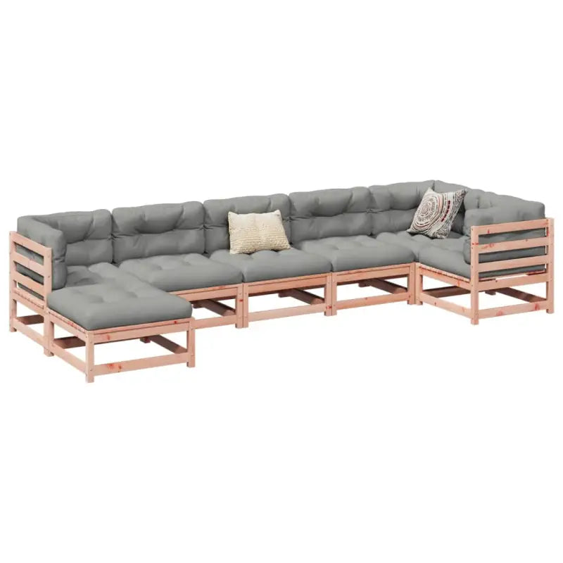 Loungeset van massief douglas vurenhout voor uw tuin of terras - Tuinsets