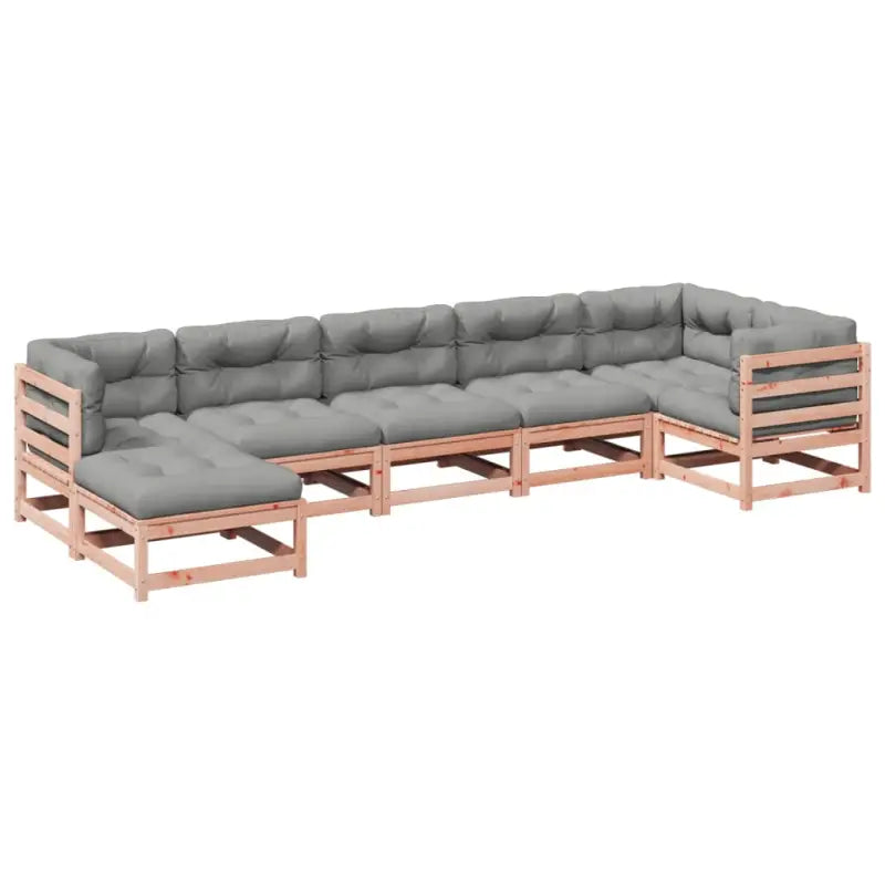 Loungeset van massief douglas vurenhout voor uw tuin of terras - Tuinsets