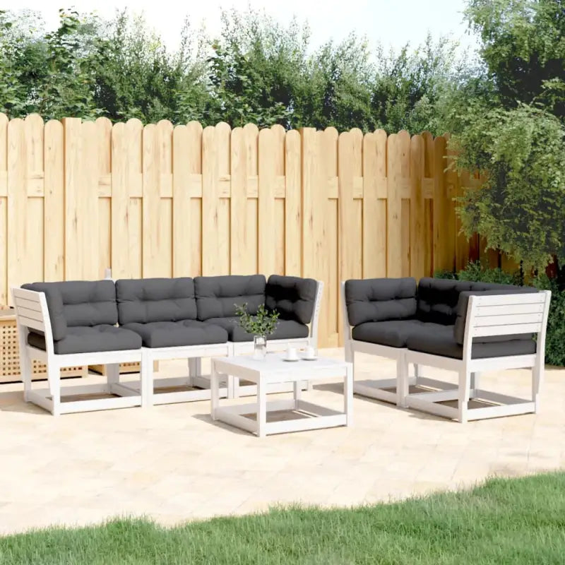 Loungeset van massief grenenhout met comfortabele zitervaring - Tuinsets
