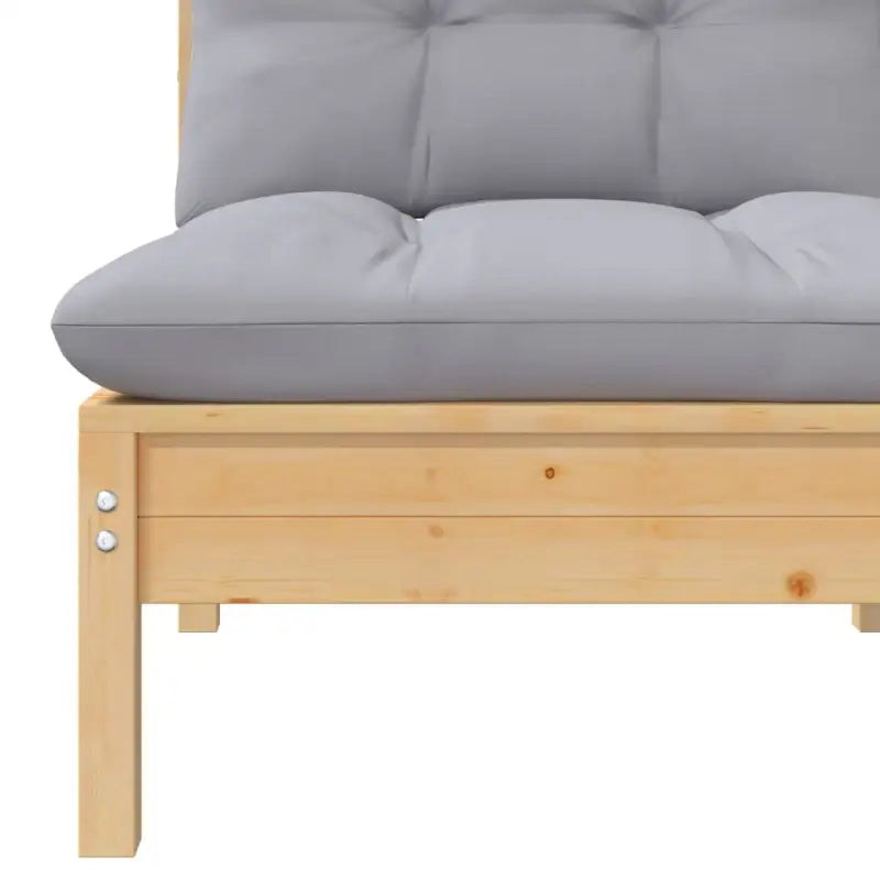 Loungeset van massief grenenhout voor gezellige buiten ontspanning - Tuinsets
