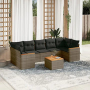 Loungeset voor buiten met waterdichte tas en grijs gepoedercoat staal - Tuinsets