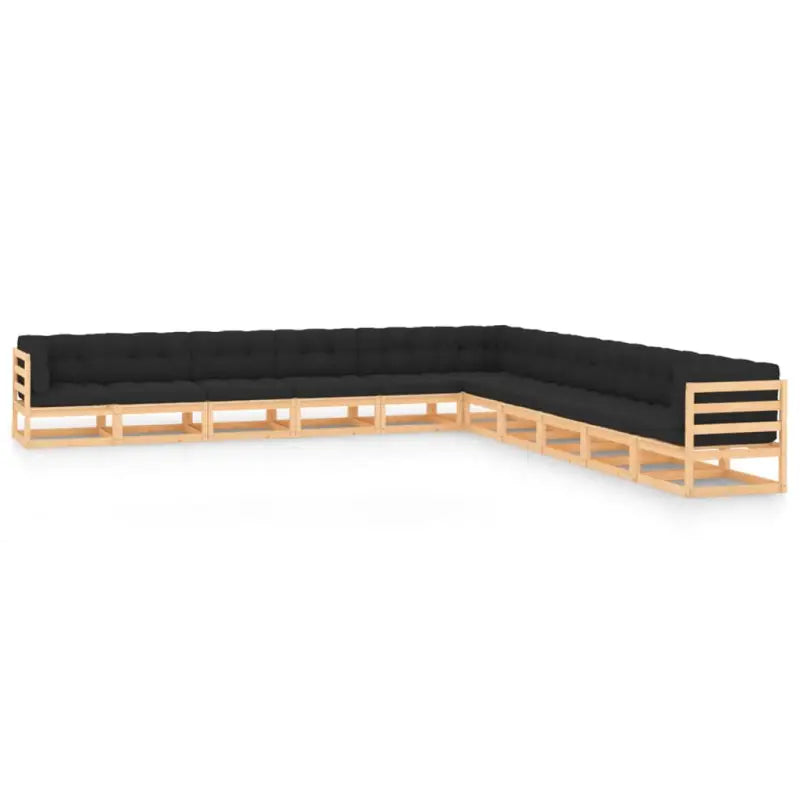 Loungeset voor genieten ontspannen en samen plezier maken - Naturel en antraciet / Ja - Tuinsets