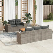 Loungeset voor tuin met gepoedercoat staal en waterdichte tas in grijs - Tuinsets