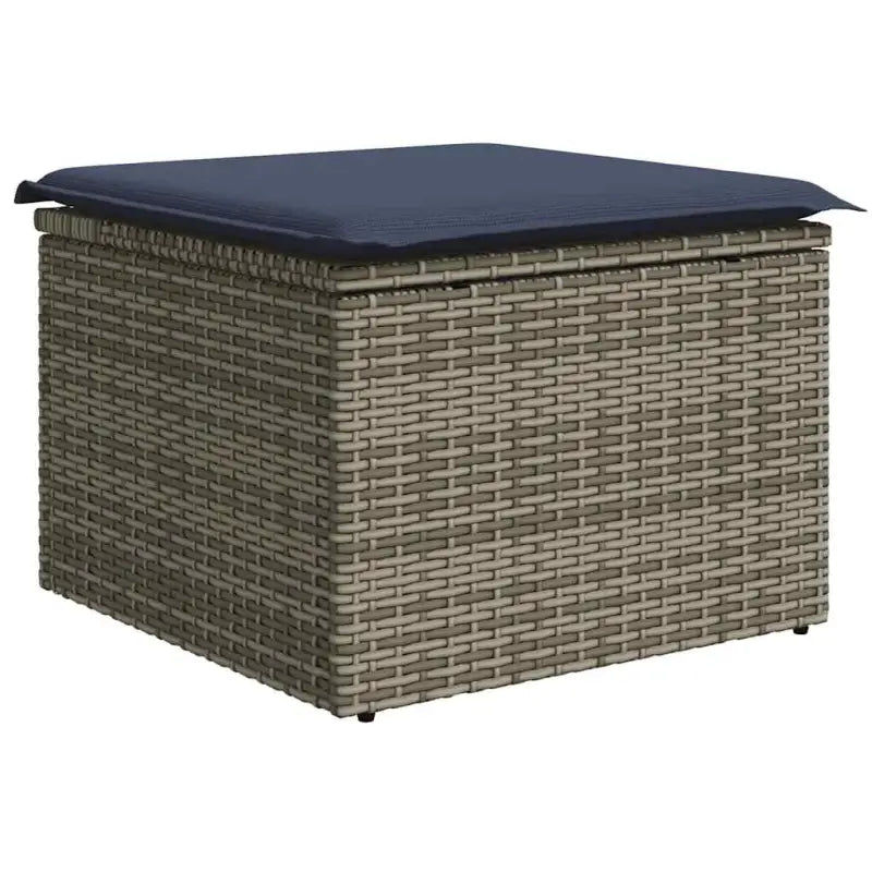 Loungeset voor tuin of terras met waterdichte tas en grijs materiaal - Grijs - Tuinsets