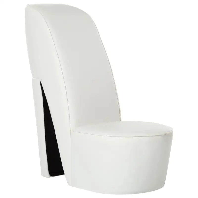 Loungestoel met pump ontwerp in kunstleer voor een moderne uitstraling - Wit / 1 - Fauteuils & Relaxfauteuils