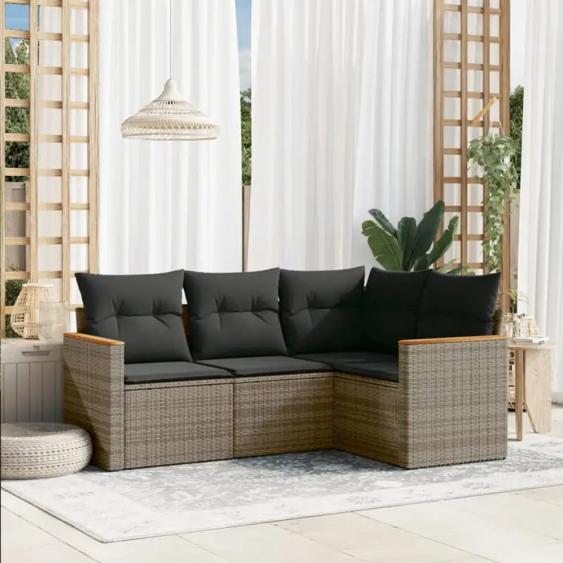 Loungetoestel voor tuin van gepoedercoat staal met ruime afmetingen - Tuinsets