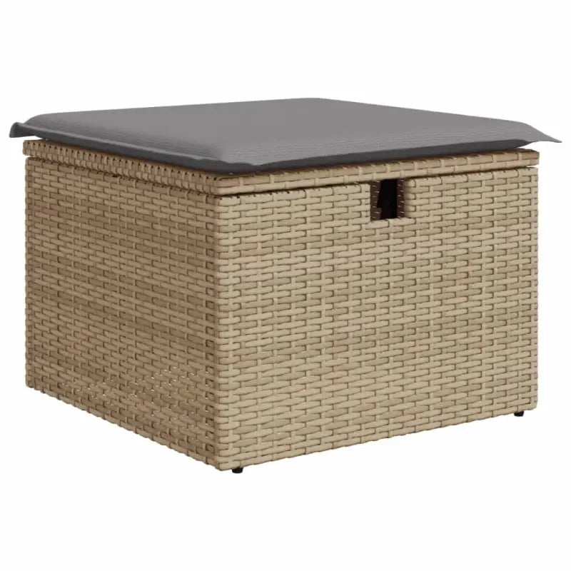 Loungetuinset met beige materiaal en gepoedercoat staal afmetingen - Tuinsets