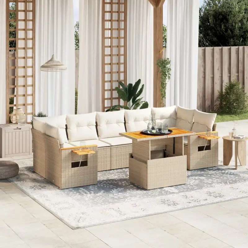 Loungezaal in grijs materiaal met gepoedercoat staal en comfortabele afmetingen - beige en crèmekleurig / zonder
