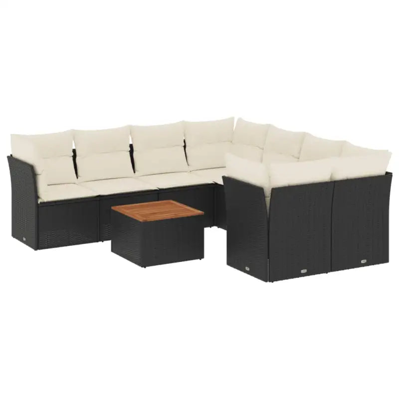 Loungezets met Poly Rattan en Gepoedercoat Staal voor Buitenruimtes - Tuinsets