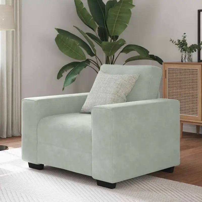 Loveseat bank voor een comfortabele zitervaring en stijlvolle ontspanning - Lichtgrijs / 60 cm - Banken