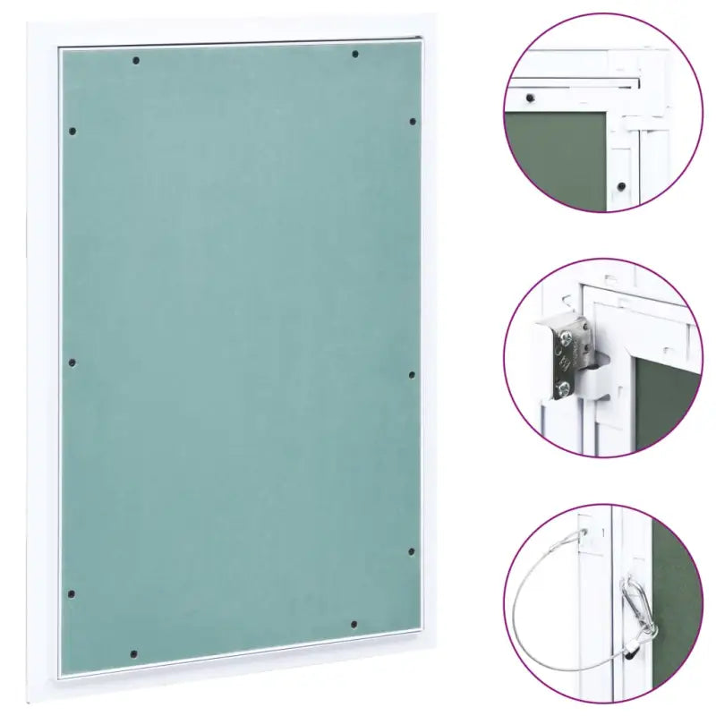 Luiken met aluminium frame voor toegang tot meters en inspectieopeningen - 300 x 600 mm - Luiken