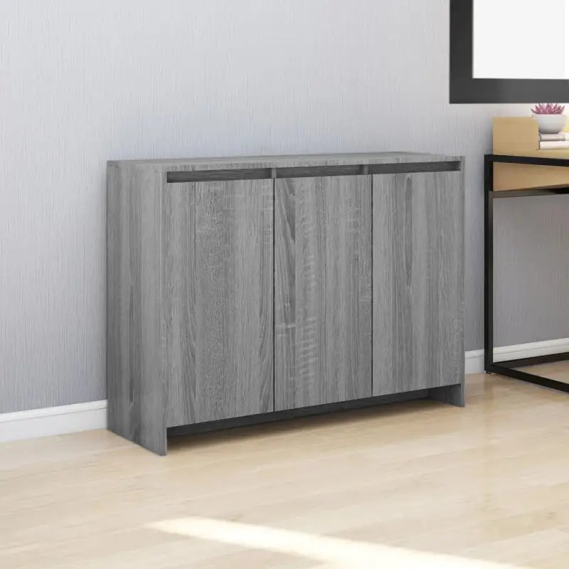 Luxe Dressoir met bewerkt hout voor praktische opbergruimte - Grijs sonoma / 1 - Dressoirs & buffetkasten