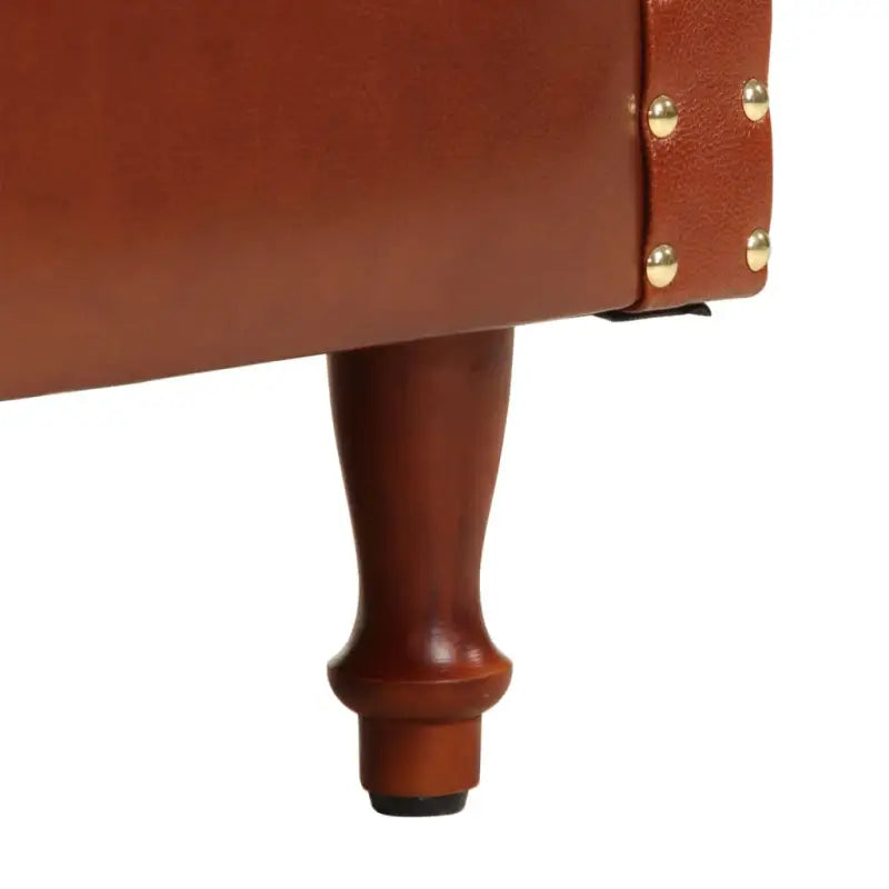 Luxe kuipstoel van echt geitenleer voor stijlvolle ontspanning - Fauteuils & Relaxfauteuils