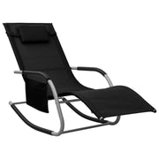 Luxe Ligbed van Textileen met Gepoedercoat Staal voor Buitenplezier - Ligstoelen