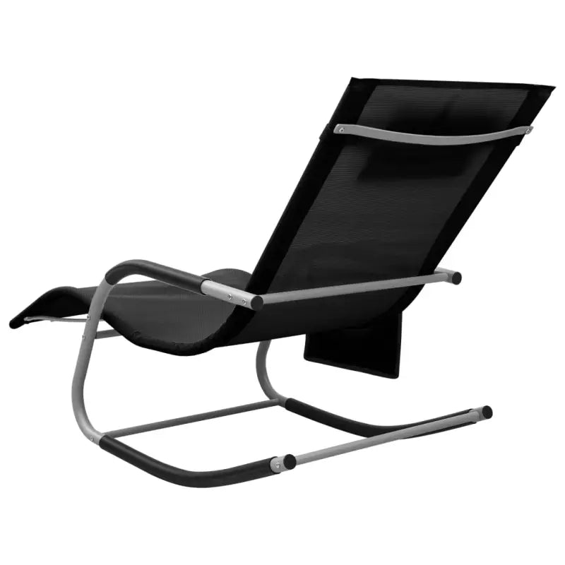 Luxe Ligbed van Textileen met Gepoedercoat Staal voor Buitenplezier - Ligstoelen