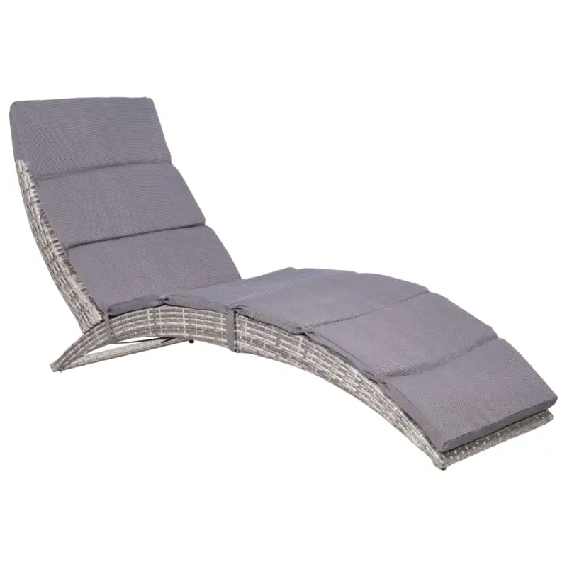 Luxe Ligstoelen met gepoedercoat stalen frame voor tuin en terras - Grijs / 1 / Ja - Ligstoelen