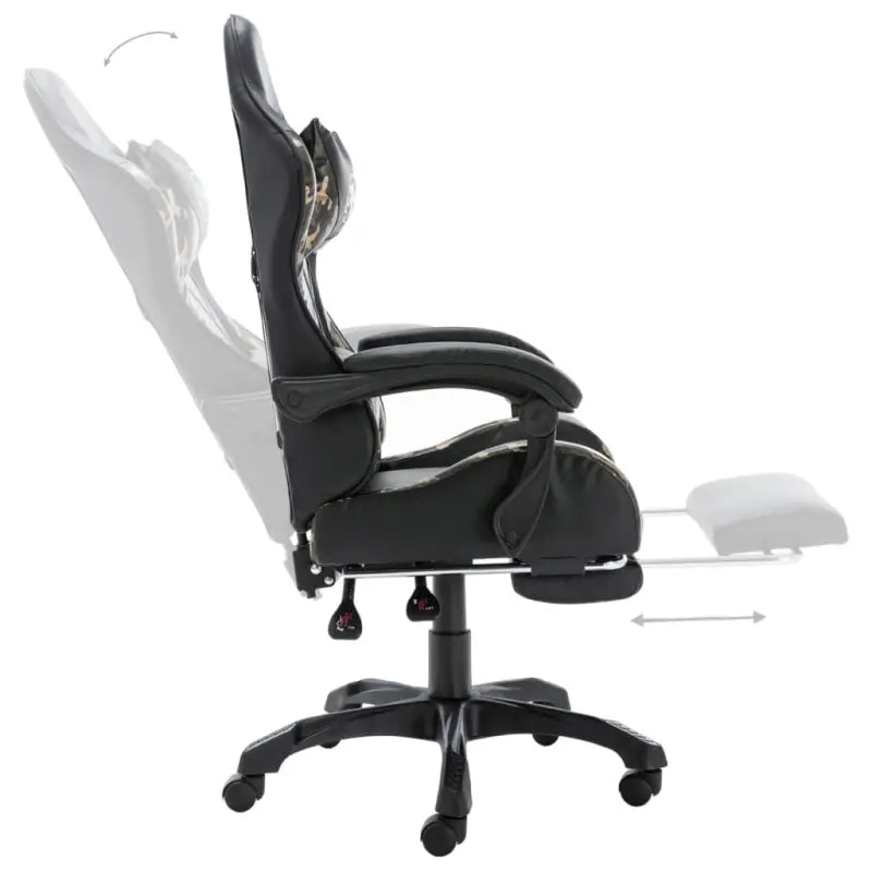 Luxe racestoel voor gamen en werken met kunstleer - Bureaustoelen