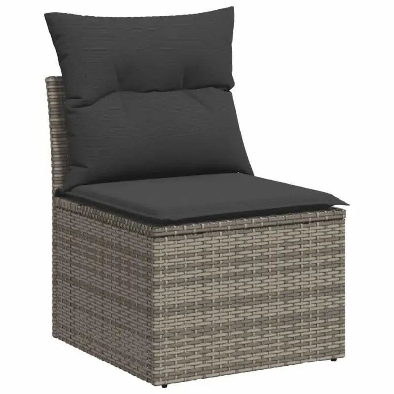Luxe tuinset met grijs materiaal en gepoedercoat staal voor buitenplezier - Tuinsets