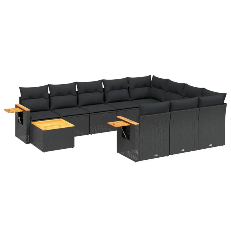 Luxe tuinset met zwart materiaal en waterdichte tas voor buitenplezier - Tuinsets