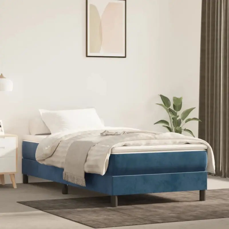 Luxueus bedframe met multiplex lattenbodem en fluweel bekleding - Bedden & bedframes