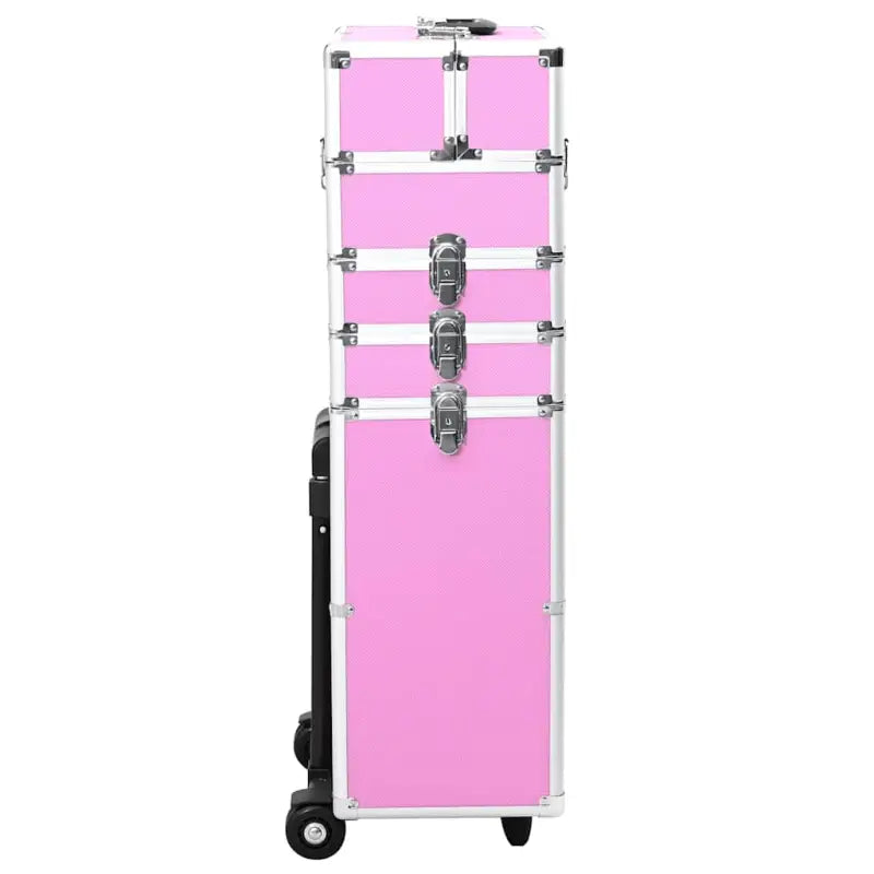 Make-up trolley met afneembare zwenkwielen voor georganiseerde schoonheid - Roze / 1 - Toilettassen
