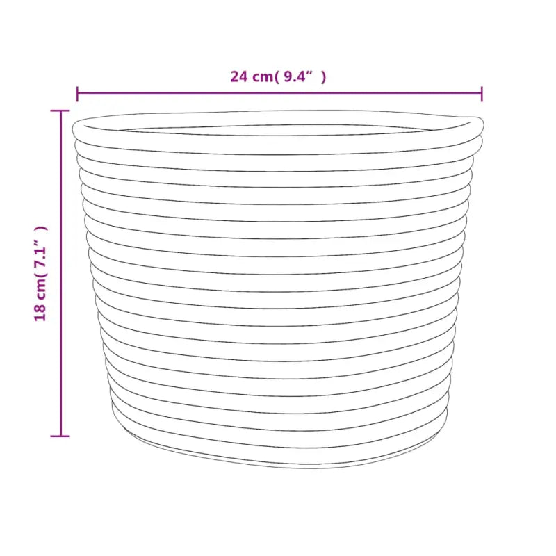 Manden met modern design voor praktische en decoratieve opberging - Manden