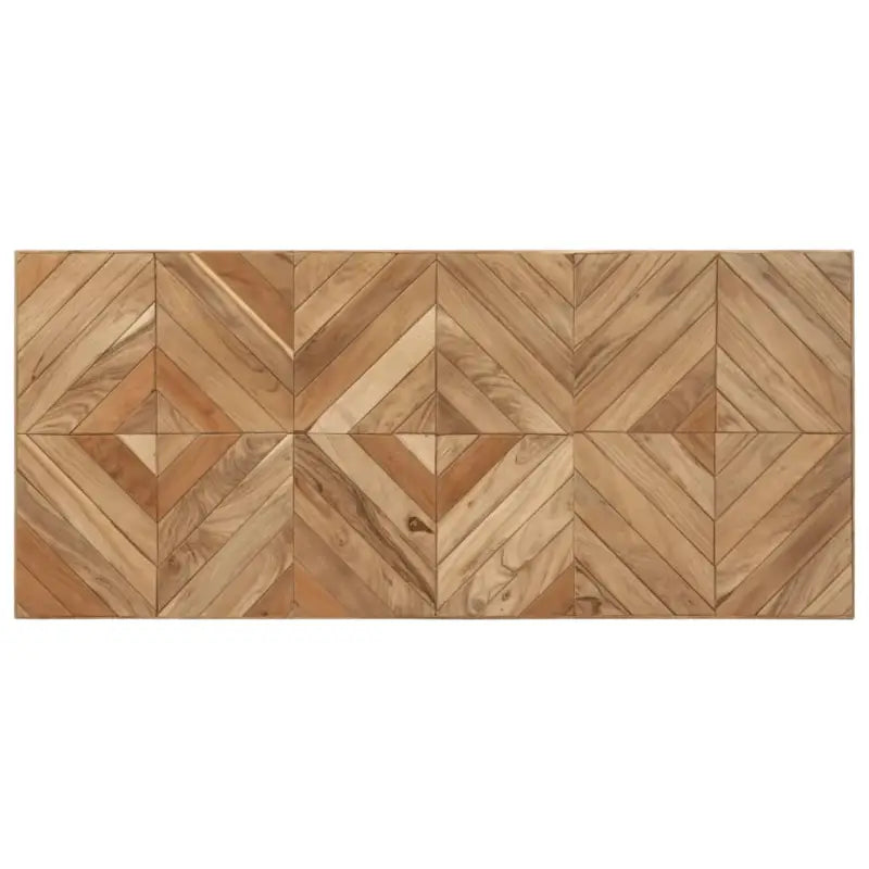 Massief acacia eettafel met industriële uitstraling voor woonkamer of keuken - Eettafels