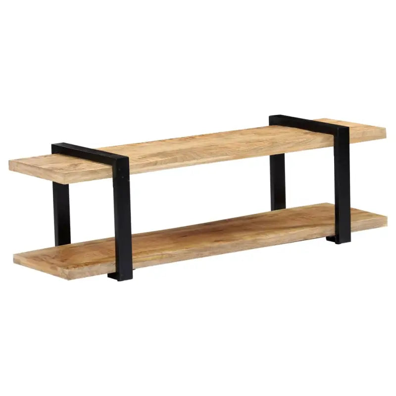 Massief acaciahout industriële tv-meubel voor woonkamer of ontspanning - 1 / 130 cm / massief mangohout - Tv-meubels
