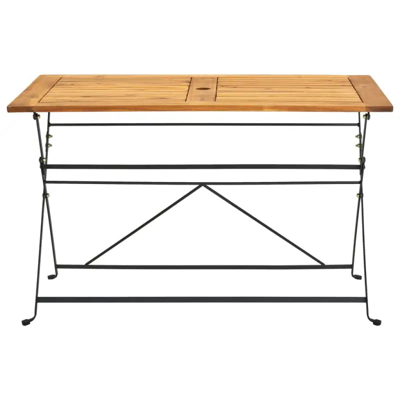 Massief Acaciahout Tuinset voor Rustieke Zitgelegenheid - 120 cm tafellengte - Tuinsets