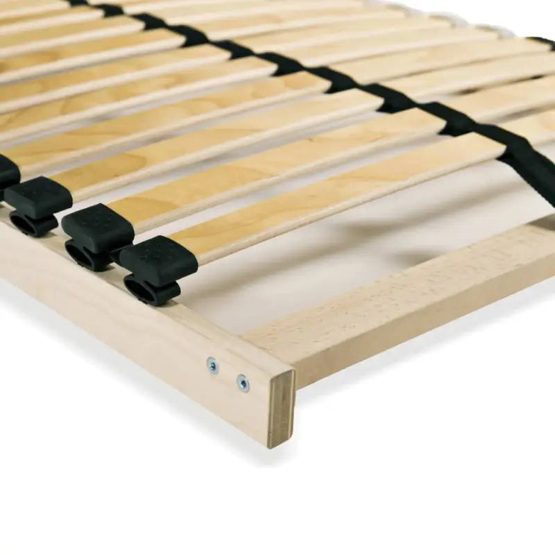 Massief beukenhouten bedbodem met sbs rubberen doppen en 7 comfortzones - Bedden & bedframes